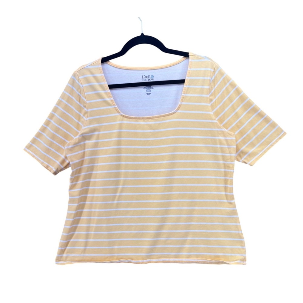 Croft & Barrow Shirt Yellow XXL‎